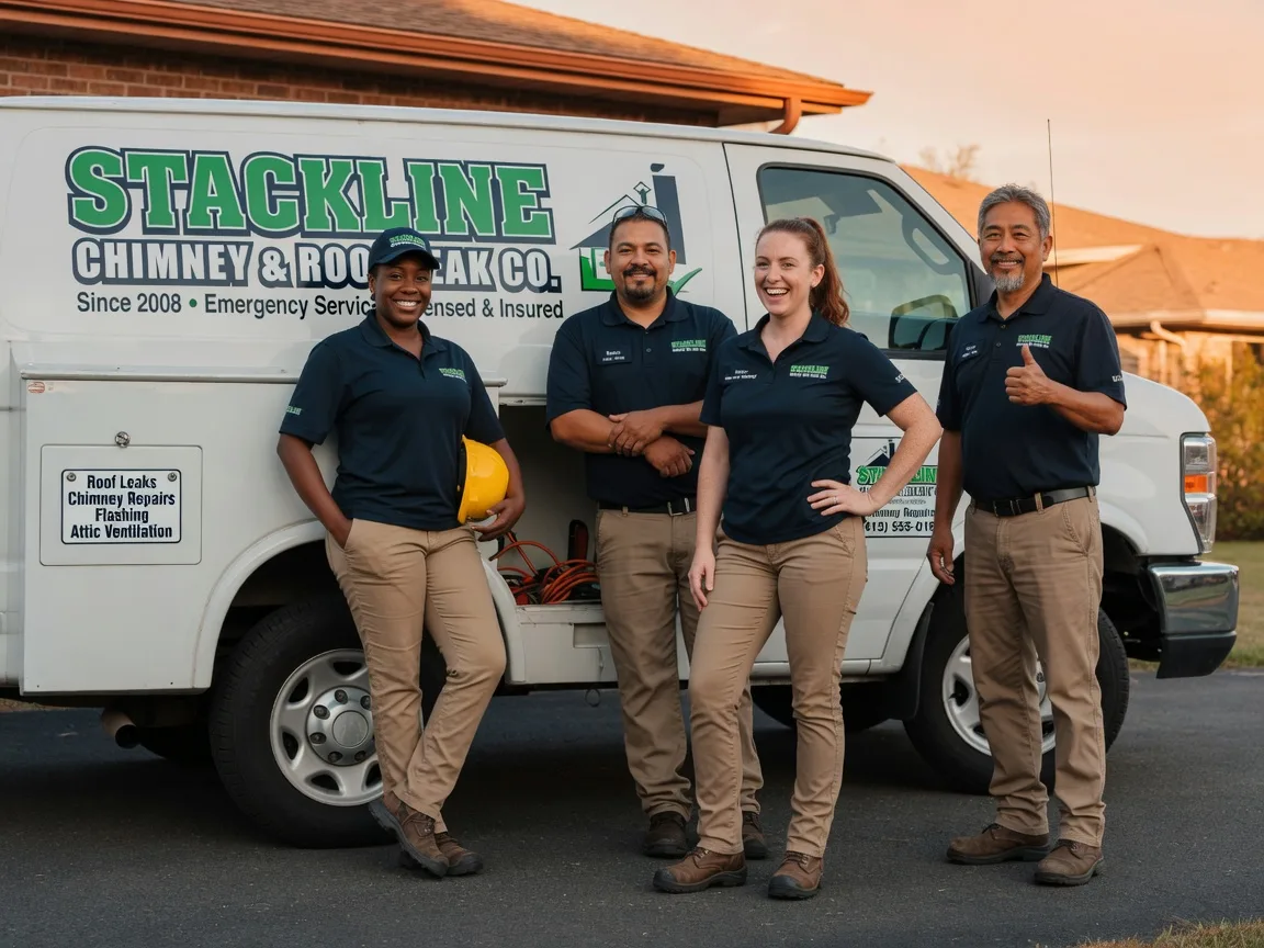 Chimney flashing repair company in Leming, TX